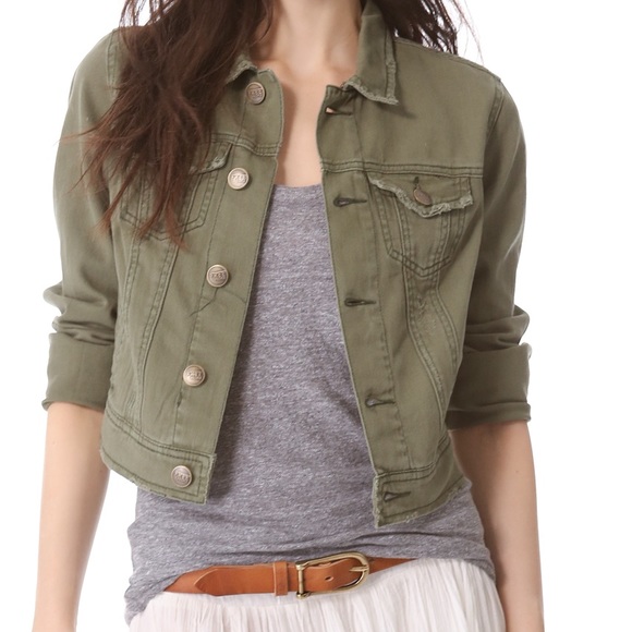 washed out denim jacket